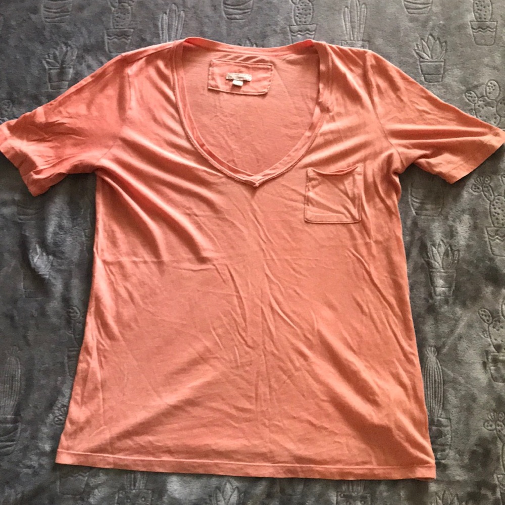 🍋 Gap Relaxed Fit Tee Shirt in Orange